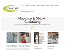 Tablet Screenshot of moser-art.ch